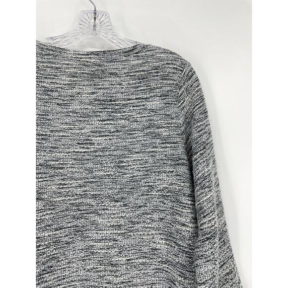 Loft Multicolor Marled Knit 3/4 Sleeve Sweater Size Medium - Picture 2 of 8